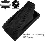 BLACK REAL LEATHER DSG AUTO AUTOMATIC GEAR GAITER FOR AUDI A4 B8 2008-2015