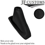 BLACK STITCH CARBON VINYL HANDBRAKE GAITER COVER FOR FORD FOCUS 14-18 CUSTOM NEW