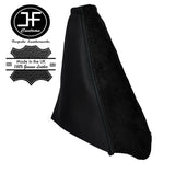 BLACK LEATHER & BLACK SUEDE HANDBRAKE GAITER FITS FORD FOCUS MK1 1998-2004