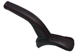 RED STITCHING LEATHER HANDBRAKE GAITER FITS MITSUBISHI OUTLANDER 2006-2012