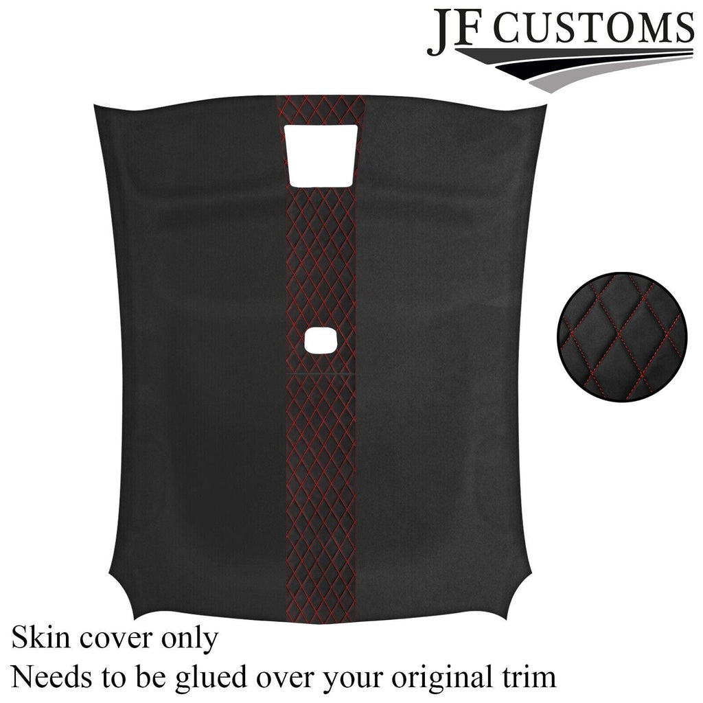 DSG2 RED STITCH D GREY SUEDE HEADLINER COVER FOR MITSUBISHI LANCER EVO 7 8 9