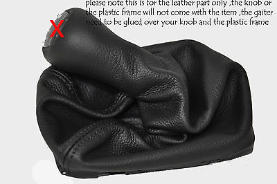 FITS MERCEDES CLK W208 GEAR GAITER KNOB COVER BLACK LEATHER MANUAL CUSTOM NEW