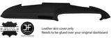 BLACK TOP DASH DASHBOARD TOP GRAIN REAL LEATHER COVER FITS PORSCHE 911 930 SC