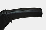 black stitch FITS VOLVO S80 98-05 LEATHER HANDBRAKE HANDLE COVER ONLY CUSTOM NEW
