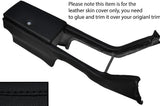 BLACK STITCH CENTRE CONSOLE & ARMREST LEATHER COVERS FITS JENSEN INTERCEPTOR