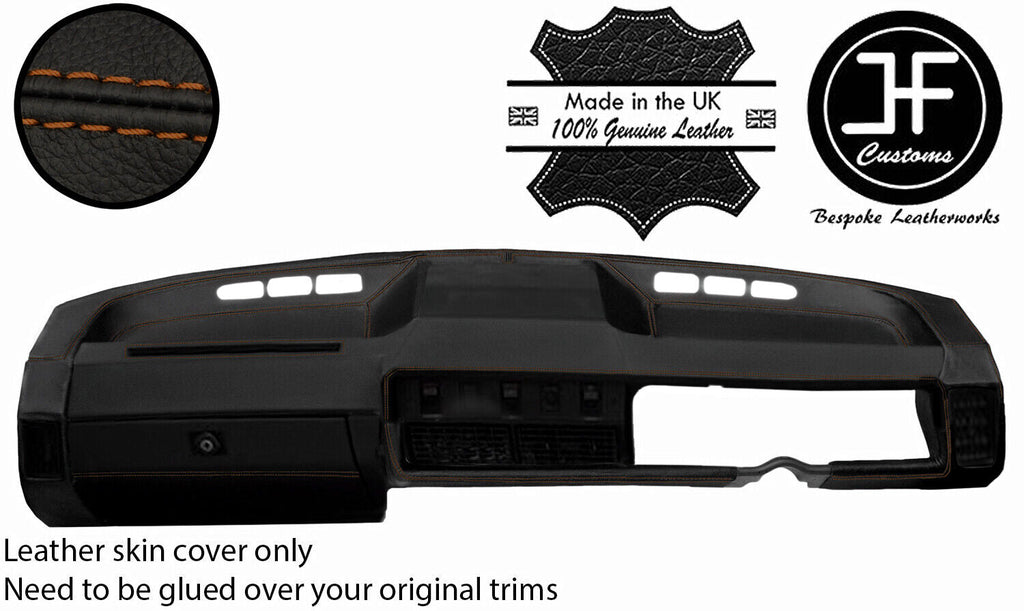BROWN STITCH FULL DASH DASHBOARD LEATHER COVERS FITS TRIUMPH TR7 TR8 1976-1981