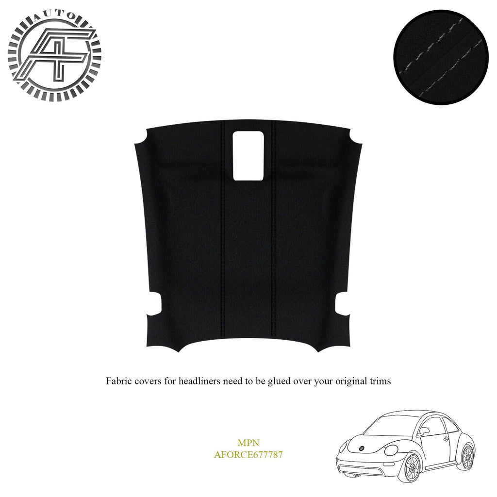 LUXE SUEDE HEADLINER COVER FITS VOLKSWAGEN BEETLE A5 5C 2011-2019 CUSTOM NEW