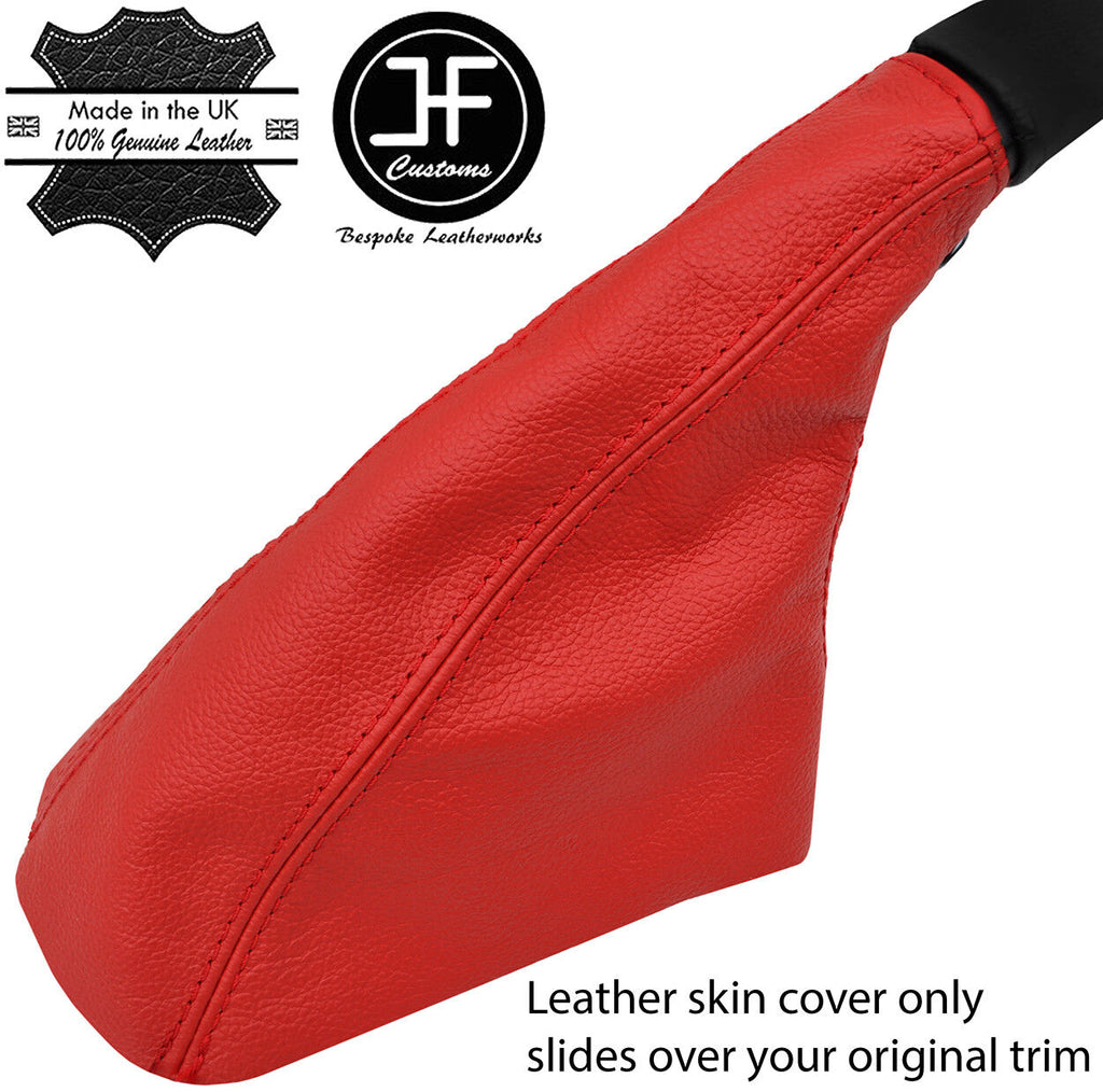 RED TOP GRAIN REAL LEATHER HANDBRAKE GAITER FITS FORD CAPRI MK3 1978-1987
