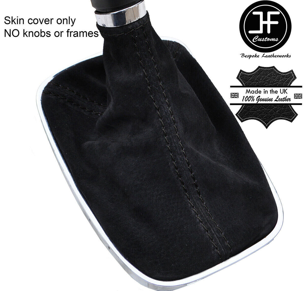 BLACK STITCH SUEDE MANUAL GEAR GAITER FOR VAUXHALL ASTRA MK6 J 2009-2015