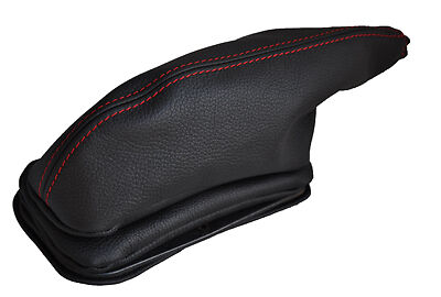 red stitch FITS TRANSIT MK2 LEATHER HANDBRAKE GAITER RUBBER REPLACEMENT