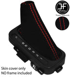 RED STITCH AUTO AUTOMATIC SUEDE GEAR GAITER FITS CHEVROLET IMPALA 00-05