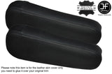 BLACK STITCH 2X SEAT ARMREST LEATHER COVERS FITS HONDA CRV CR-V 1995-2002