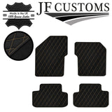 CREAM DIAMOND STITCH VINYL 4X TAILORED FLOOR MAT CARPETS FOR ALFA 147 01-10