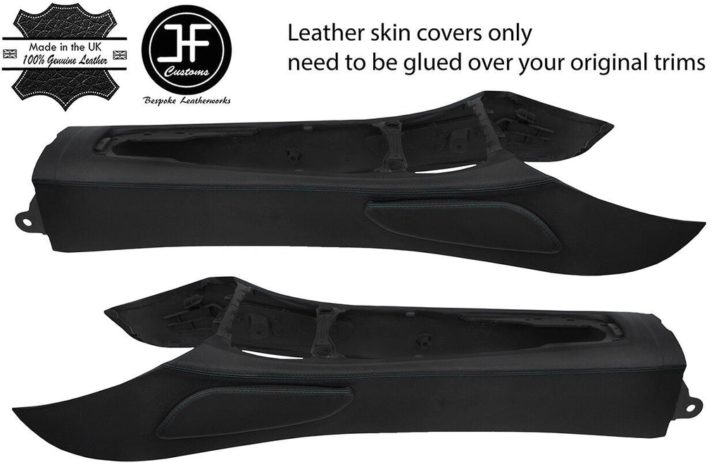 BLACK STITCH CENTRE CONSOLE TUNNEL LEATHER COVER FITS BMW Z4 E85 E86 03-09