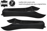 BLACK STITCH CENTRE CONSOLE TUNNEL LEATHER COVER FITS BMW Z4 E85 E86 03-09