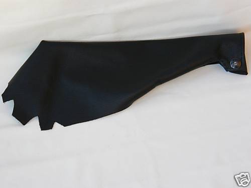FITS JAGUAR X300 X 300 BLACK HANDBRAKE GAITER REAL LEATHER CUSTOM NEW