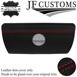 RED STITCH ITALIAN LEATHER GLOVEBOX TRIM COVER FOR BMW MINI R50 R52 R53 00-06