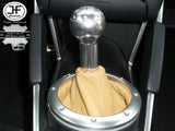 IVORY LEATHER FOR AUDI TT MK1 COUPE ROADSTER 98-06 GEAR GAITER SHIFT BOOT COVER