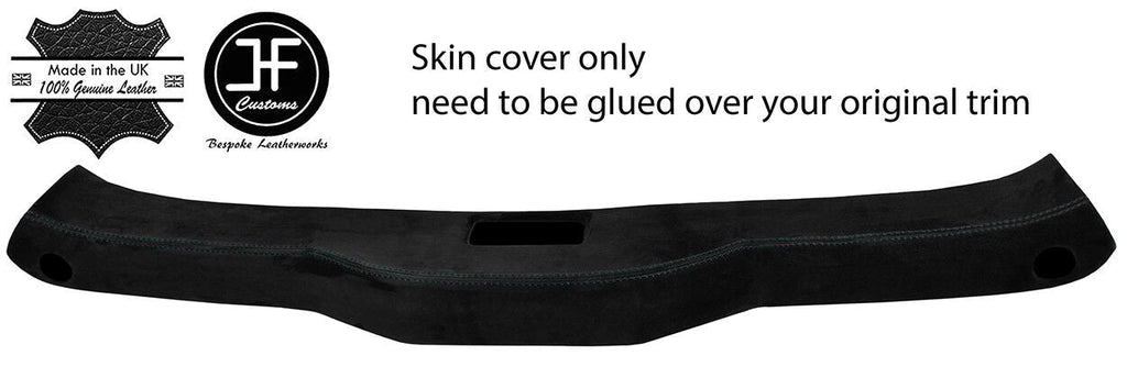 BLACK STITCH FRONT TOP ROOF PANEL REAL SUEDE COVER FITS HONDA CRX DEL SOL 92-97