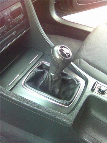 FITS AUDI A4 A6 B6 BLACK REAL LEATHER GEAR GAITER 1999-2004 CUSTOM NEW