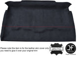 RED STICH ROOF HEADLINING LUXE SUEDE COVER FITS DEFENDER 90 SINGLE TRUCK CAB