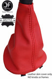 RED TOP GRAIN REAL LEATHER MANUAL GEAR FITS CITROEN XSARA PICASSO 1999-10