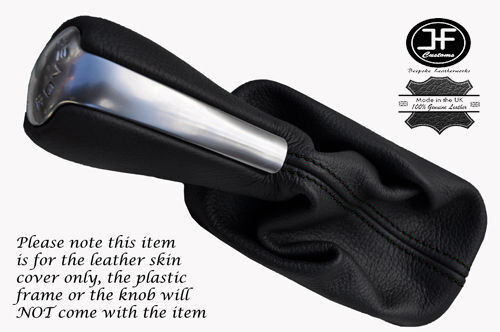 BLACK STITCH AUTOMATIC GEAR KNOB GAITER FOR LAND ROVER DISCOVERY 3 LR3 04-09