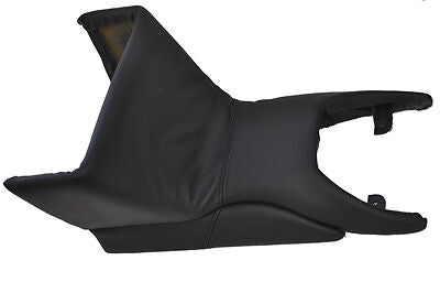 BLACK STITCH LEATHER CENTRE CONSOLE & 2X PLATE COVERS FOR PORSCHE BOXSTER 986