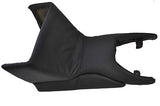 BLACK STITCH LEATHER CENTRE CONSOLE & 2X PLATE COVERS FOR PORSCHE BOXSTER 986
