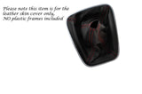 RED STITCH LEATHER GEAR COVER FITS ALFA ROMEO GIULIETTA 2010-2013 CUSTOM NEW