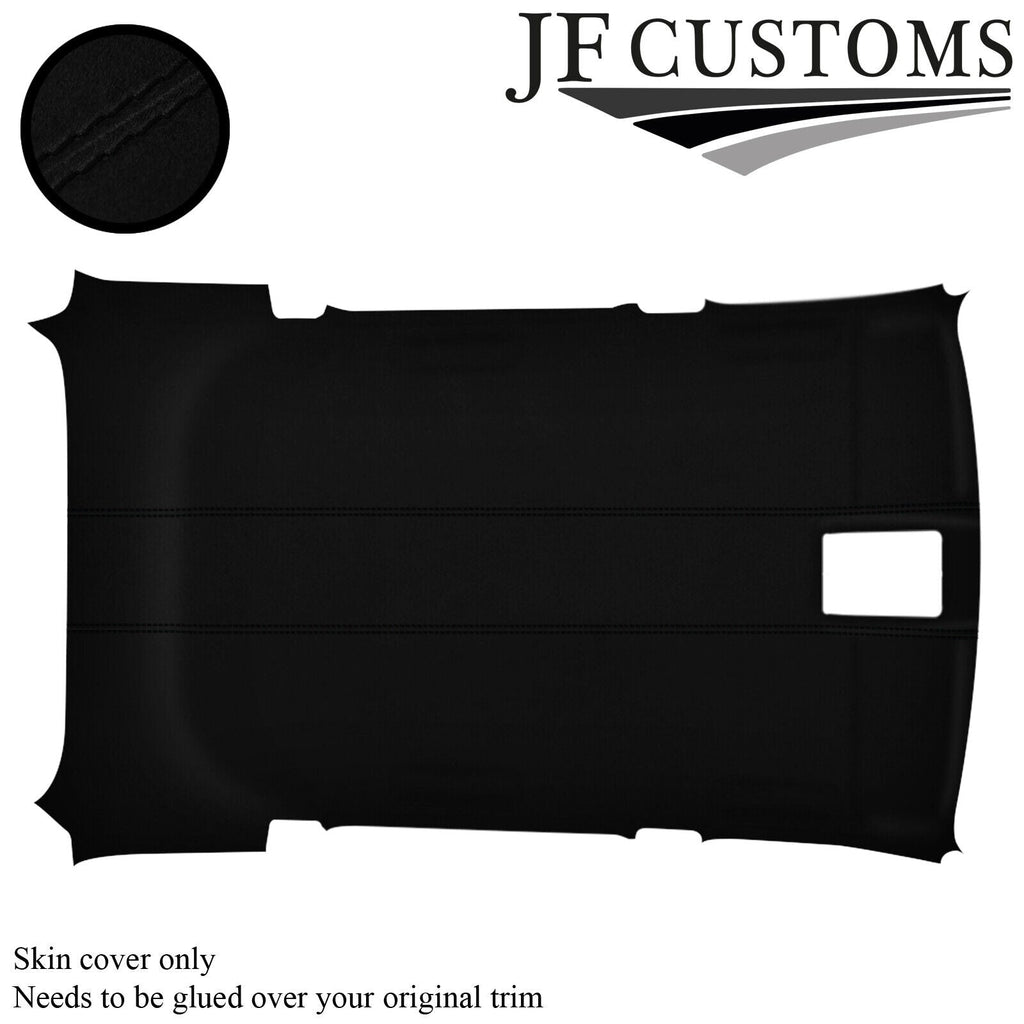 BLACK STITCH LUXE- SUEDE ROOF HEADLINER COVER FOR BMW X3 E83 2003-2010