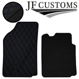 BLUE DIAMOND STITCH VINYL 4X TAILORED FLOOR MAT CARPETS FOR CITROEN C2 03-09 JF1