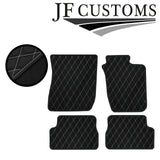 WHITE DIAMOND STITCH VINYL 4X TAILORED FLOOR MAT CARPETS FOR TOYOTA CELICA 94-99
