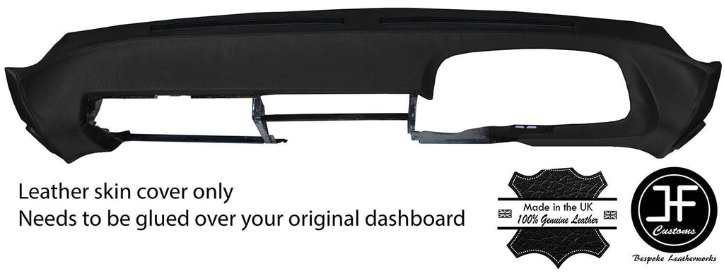 BLACK TOP GRAIN LEATHER DASH DASHBOARD COVER FITS PORSCHE 928 78-95 STYLE 2