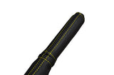 yellow stitch FITS HONDA CRX DEL SOL 92-97 LEATHER HANDBRAKE HANDLE COVER ONLY