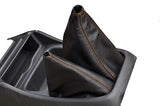 FITS FORD RANGER 4X4 GEAR GAITER LEATHER 00-10 orange st CUSTOM NEW MADE IN UK