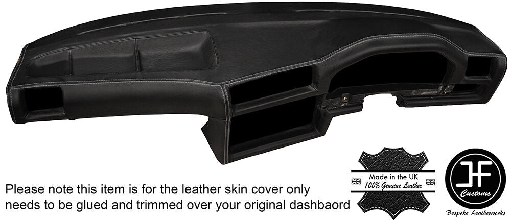 GREY STITCH DASHBOARD LEATHER SKIN COVER FOR BMW 3 SERIES E30 81-92 STYLE 2