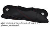 RED STITCH FITS LOTUS ELISE EXIGE S1 1996-2001 2X DOOR CARD PERFORATED COVERS