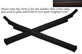 ORANGE STITCH FITS LAND ROVER DEFENDER 90 110 83-06 2X A POST PILLAR LTHR COVERS