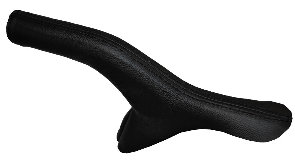 BLACK STITCHING LEATHER HANDBRAKE GAITER FITS KIA SOUL 2009-2014 CUSTOM NEW