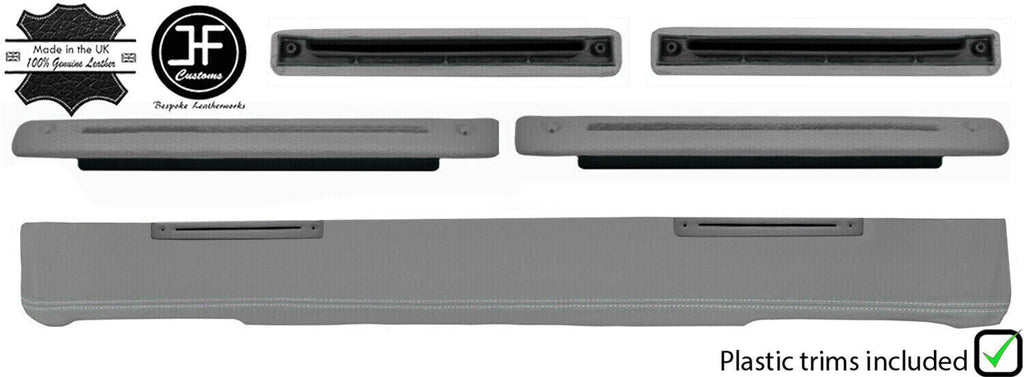 GREY LEATHER DASHBOARD 2X AIR VENTS PLASTIC TRIM FOR DEFENDER 90 110 1983-2006