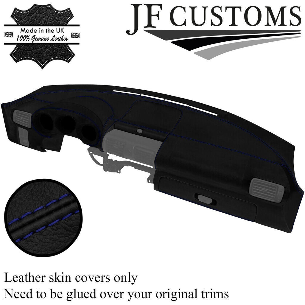 D BLUE STITCH LEATHER DASH DASHBOARD COVER FITS TOYOTA MR2 MK3 ROADSTER 99-07