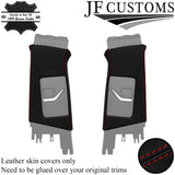 D RED STITCH LEATHER 2X UPPER B PILLAR COVER FOR VAUXHALL INSIGNIA G09 MK1 08-17