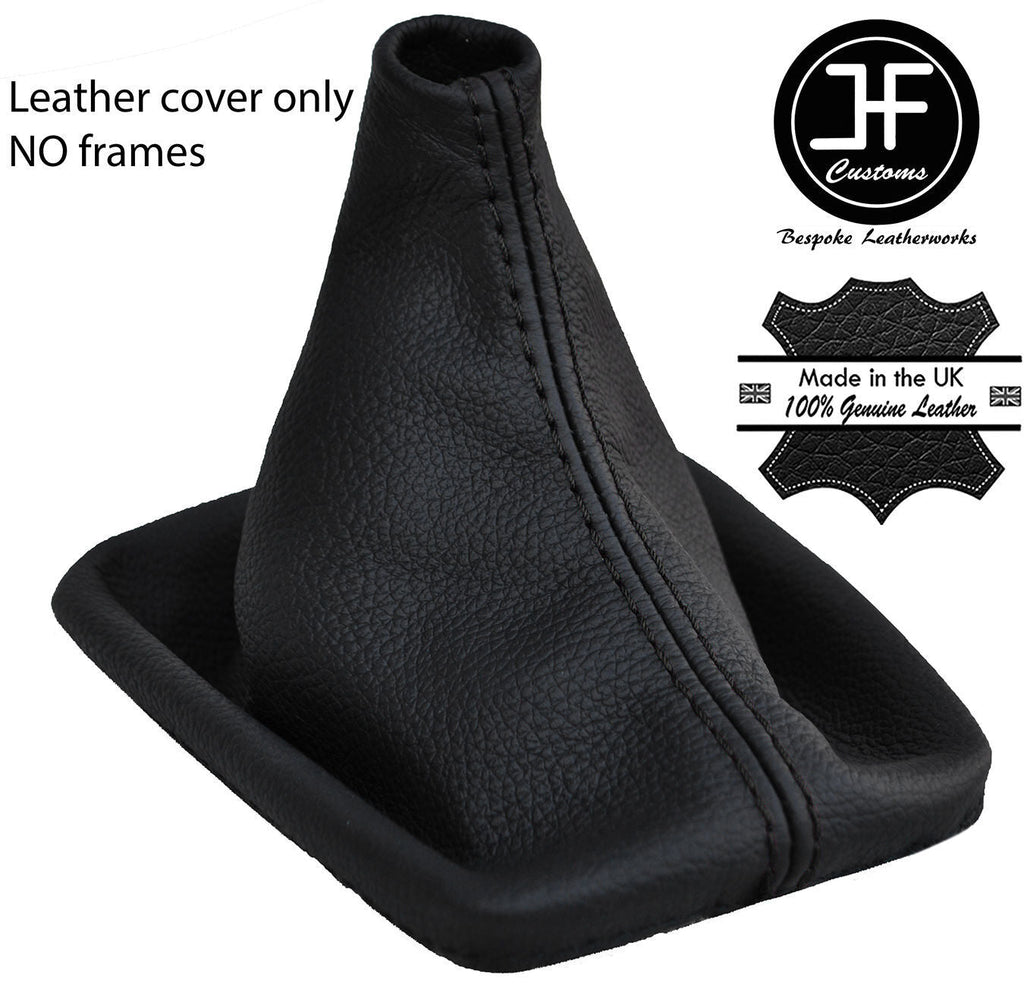 BLACK STITCHING LEATHER MANUAL GEAR GAITER FITS BMW 3 SERIES E21 1975-1984