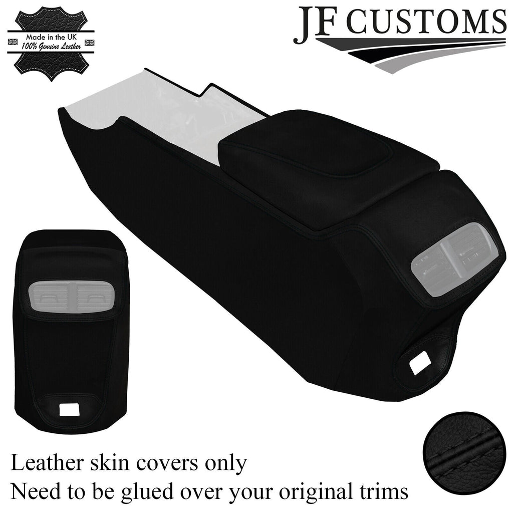 BLACK STITCH LEATHER FULL CENTRE CONSOLE COVER FOR VAUXHALL INSIGNIA MK2 17-21