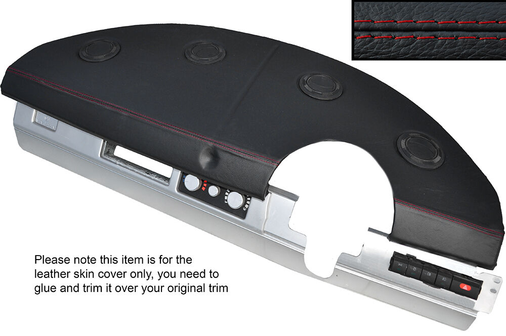 RED STITCH DASH DASHBOARD SKIN COVER FITS VAUXHALL OPEL VX220 TURBO SPEEDSTER