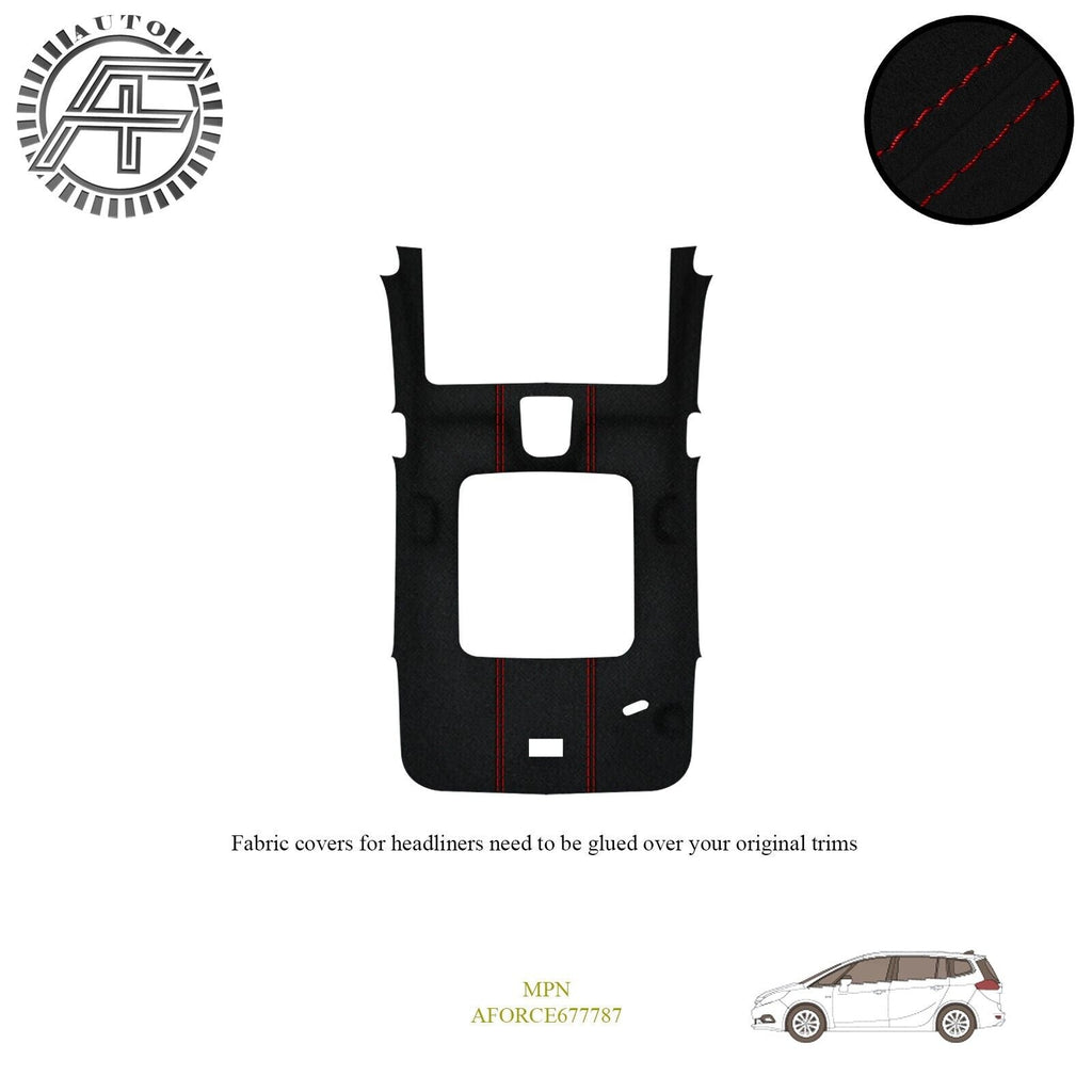 LUXE SUEDE HEADLINER COVER FOR VAUXHALL ZAFIRA C/TOURER 5-DR MVP + SUNROOF 11-18