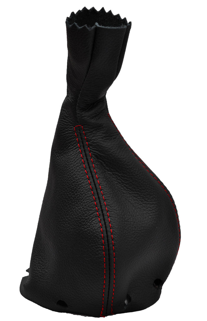 RED STITCH FITS MERCEDES W202 C CLASS MANUAL GEAR GAITER & GEAR KNOB COVER