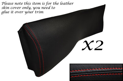 RED STITCHING FITS TRIUMPH SPITFIRE & GT6 2X LEATHER KNEE PADS LEATHER COVERS