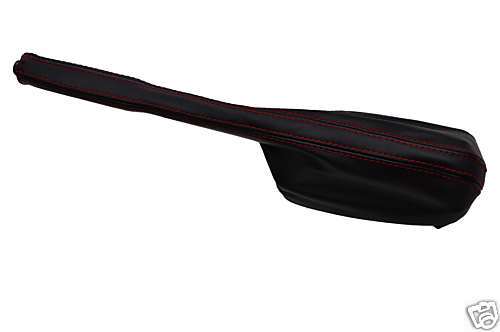FITS BMW E24 E28 LEATHER HANDBRAKE GEAR RED STITCHING CUSTOM NEW MADE IN UK